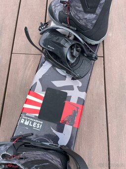 Snowboard 140 cm + boty Burton - 2