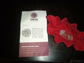 Náušnice stříbro/perleť CONTIGO Fair Trade Allpa/Peru - 2