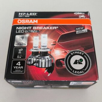 Legální LED žárovky OSRAM Night Breaker H7 LED Gen2 - 2