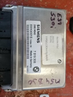 BMW E39 530i (m54b30) sada zámků,1xklíč,jednotka motoru+EWS - 2
