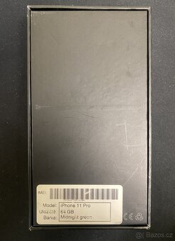 Mobilní telefon Apple iPhone 11 Pro, 64GB Midnight Green - 2