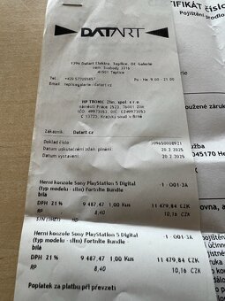 Prodám Playstation 5 - ZÁRUKA" - 2