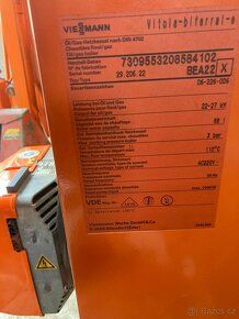 Teplovodní kotel na LTO/vyjetý olej Viessmann 27kw - 2