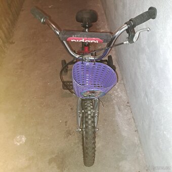 Dětské Alu kolo 16" a kolečky - 2