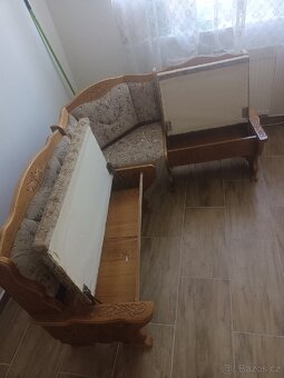 Rohová lavice s uložným prostorem - 2
