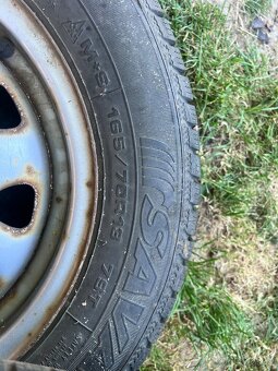Sada Zimní pneu + disky Felicia 165/70 r13 - 2