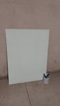 Skleněná magnetická tabule 60x80cm bílá závěsná - 2