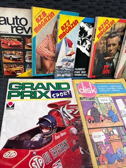 Retro časopisy 70. léta – AZ magazín, Grand Prix, Disk, Auto - 2