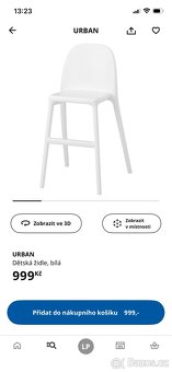 Jídelní židlička ikea - 2