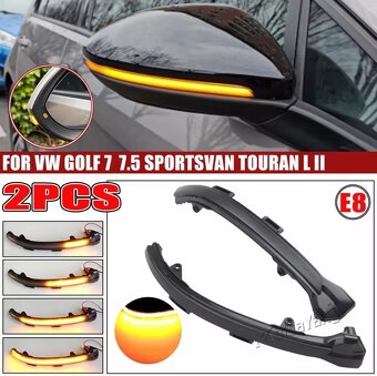 Led blinkry VW Golf 7, 7.5, Jetta MK7 VW Touran II - 2