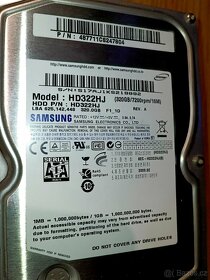 HDD 3,5" 320GB 400GB 500GB 1TB WD Samsung - 2