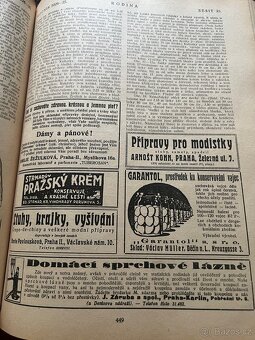Prodám svázaný časopis RODINA – celý ročník 1924–25 - 2
