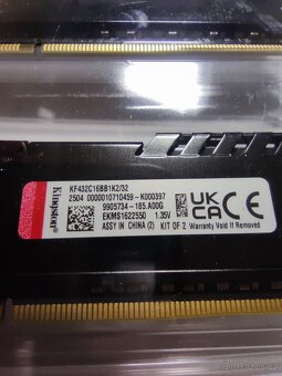 2x16GB RAM DDR4 Kingston Fury - 2
