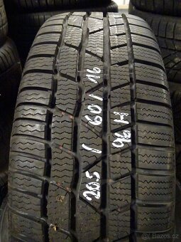 Zimní pneu Continental, 205/60/16 96H, 2 ks, 9 mm - 2