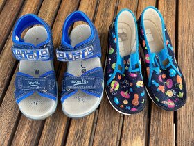 Sandály Superfit modré 30 + bačkory zdarma - 2