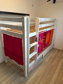 Dřevěná palanda s matracemi 90x200 - 2