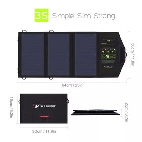 Solarni panel (USB nabijecka 21w) - 2