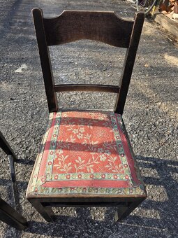 2 starožitné židle - 2