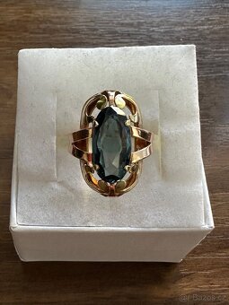 Zlatý dámský prsten - 2