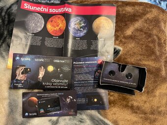 Vesmír balíček-,knihy,dron ufo,brýle, - 2