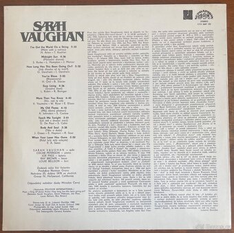 LP / Vinyl  - Sarah Vaughan - 2