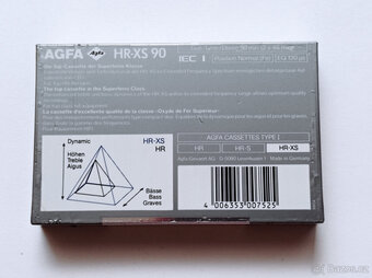 nová audiokazeta AGFA HR-XS - 2