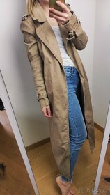 Dámský kabát trench coat Zara velikost M - 2