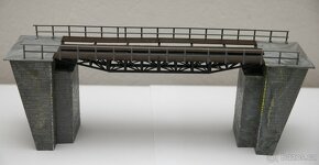 Příhradový most - modelová železnice H0 (1:87) - 2