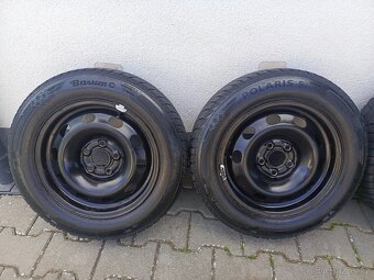 KOMPLETNÍ ZIMNÍ KOLA FABIA II BARUM POLARIS5 185/60 R14 ET38 - 2