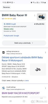 BMW Baby Racer III odrážedlo - 2