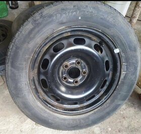 Plechová kola Škoda 15" - 195/65/R15 s letními pneu - 2
