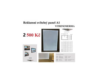 REKLAMÍ TABULE PODSVÍCENÉ OBOUSTRANNÉ - 2