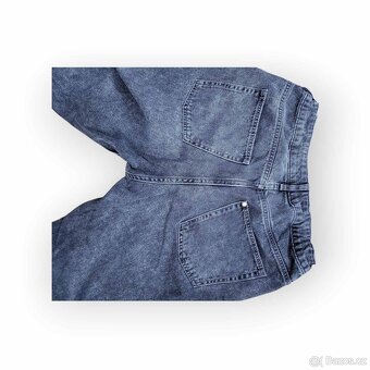 H&M džíny/rifle šedé širší střih, vel. 170, dobrý stav - 2