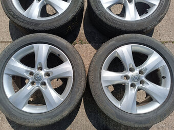 Astra J / Zafira C - alu 7x17 et44 + letní 225/50/17 - 2