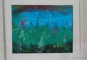 Abstract-Dimension Poisonous Clouds 50x40 cm - 2