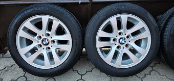 Originál alu BMW 3 5x120 205/55 R16 letní pneu 8mm - 2
