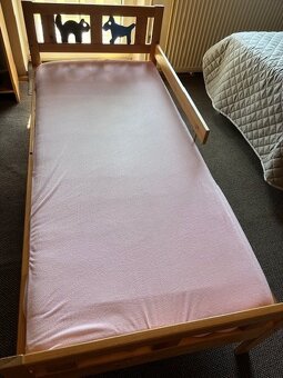 Dětská postel s roštem a matrací IKEA 160x70cm - 2