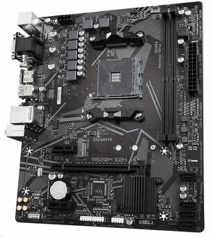 GIGABYTE MB Sc AM4 A520M S2H, AMD A520, 2xDDR4, 1xHDMI, 1xDV - 2