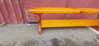Dřevěná lavice masiv - 2