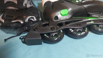 Inline brusle roztahovací 37-40 + chrániče NOVÉ - 2