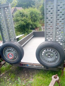 Bržděný vozík za auto - 2