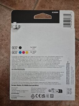 Náplně do tiskárny / HP 937 originální inkoustová kazeta - 2