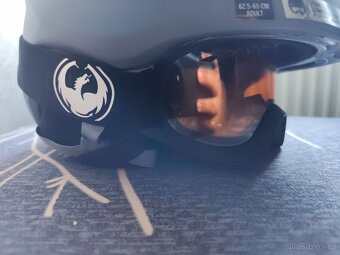 Helma na snowboard + brýle - 2