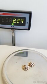 Náušnice zlaté 14k - 2