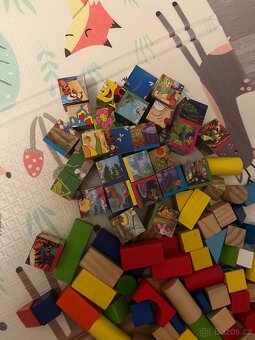 Mix dřevěné kostky - 2