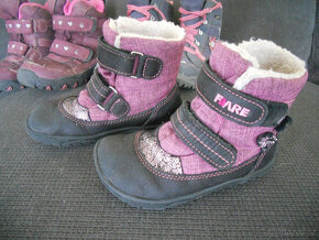 3x zimní boty pro holčičku, Fare, Superfit, v. 26 - 2