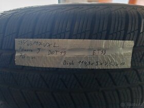 Hliníkové disky DEZENT R17 + zimní pneumatiky - 2