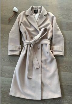 Krásný, elegantní a prvotřídní kabát z vlny, XL - 2