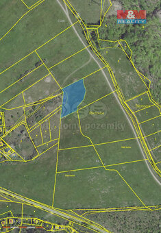 Prodej pole, 1801 m², Štěchovice - 2