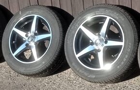 Alu disky R14 6J 4x100 + pneu letní - 2